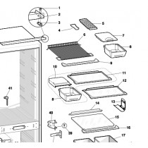 GRILLE REFRIGERATEUR (repère 6)