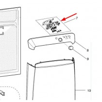 Carte interface manette + led (repère 7)