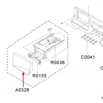 Façade boîte à produit (repère A0328)