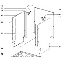 PANNEAU GAUCHE BLANC (repère 40)