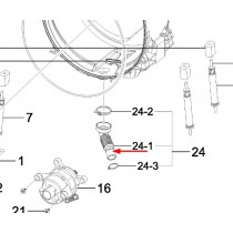 Durite cuve / pompe (repère 24-1)