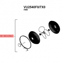 Hélice de ventilateur + grille