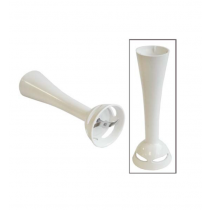Pied mixeur en plastique blanc