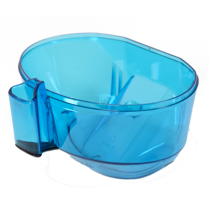 Bac à poussière bleu