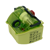 Bac à poussière vert