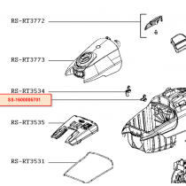 Levier de sécurité support sac (pièce 3D)