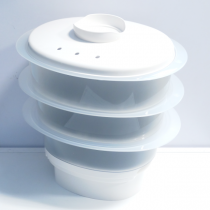 Kit bols et grilles de cuiseur vapeur