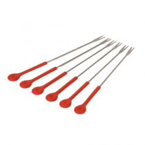 Lot de 6 fourchettes pour appareil à fondue