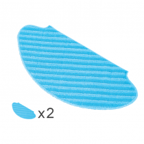 2 Lingettes en microfibre pour aspirateur robot Rowenta