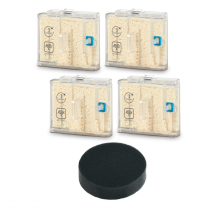 4 Cartouches anticalcaire + 1 filtre pour Clean & Steam Multi 