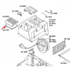 Filtre protection moteur (rep. 05 4781)