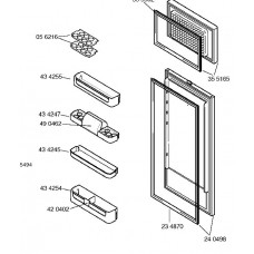 Porte de réfrigérateur (repère 24 0498)