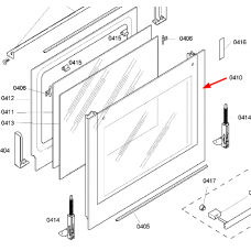 Vitre extérieure (repère 0410)