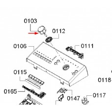 Bouton de programmateur (repère 0103)