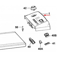 Bandeau de lave linge (repère 1)