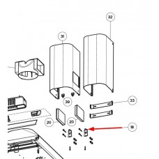 Kit 2 supports muraux (repère 18)