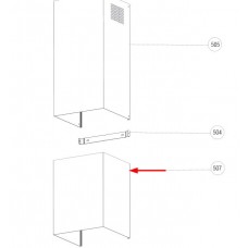 Bas de conduit inox (repère 507)