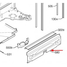 Fermeture de porte, avant inf. (repère 580)
