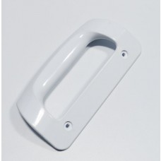 Poignée de porte blanche entraxe 13.3cm