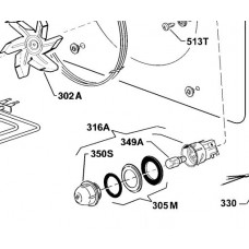 Lampe complète 25W (repère 316A)