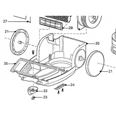 1 x ROUE ARRIERE (repère 21)