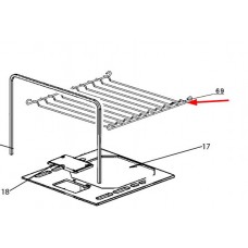 Grille de four 39cm x 38cm (repère 69)