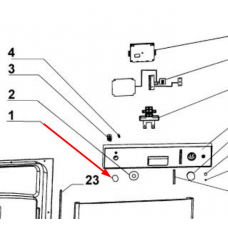 Bouton blanc (repère 1)