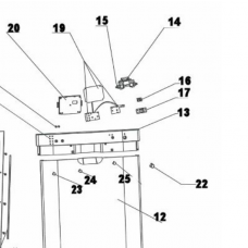 Bouton marche / arrêt (repère 22)