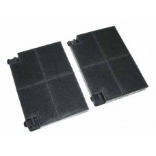 2 Filtres charbon 19,2cm x 13,7cm