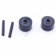 Kit de 2 petites roulettes avec axe