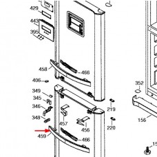 Poignée inférieure (repère 459)