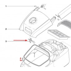 Dustbag detector incl. spring (repère 3)