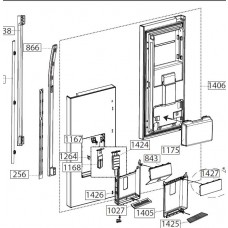 Porte supérieure gauche (repère 1406)