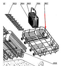 Panier inférieur (repère 3017)