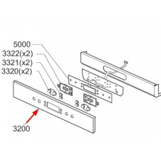 Façade inox (repère 3200)