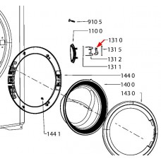 Crochet de porte (repère 1310)