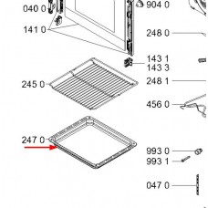 Plat lèchefrite (repère 2470)