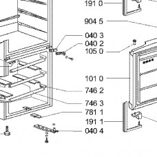 CHARNIERE CENTRALE (repère 0402)