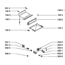 PORTE EVAPORATEUR (repère 1020)