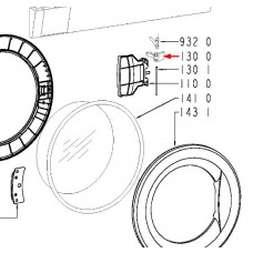 Crochet de hublot (repère 1300)