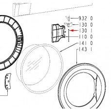 Axe de poignée (repère 1301)