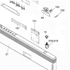 Module électronique (repère 151)