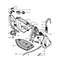 Arrière de poignée (repère 14)
