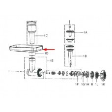 Plateau d'alimentation Hachoir PH225A (rep. 1D)