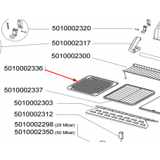 Grille de cuisson fonte émaillée 5010002336