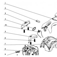 POTENTIOMETRE AVEC CABLAGE (repère 4-1)