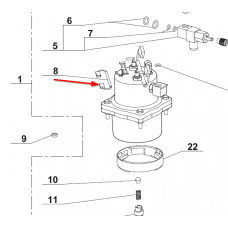 Thermo fusible (repère 8)