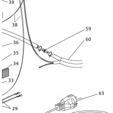 Cable vapeur fer/centrale (rep. 60)