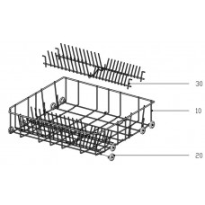 Panier inférieur complet (rep. 10+20+30)