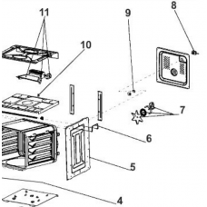 Ventilateur avec hélice (repère 7)